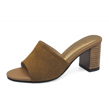 Women Sandals HSC-95 Cream Suede